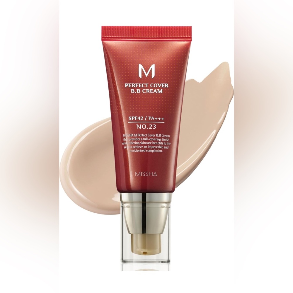 QTY 2 Missha Perfect Cover BB Cream No. 23 - Natural Beige (2 pack) brand new